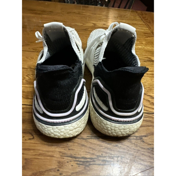 Adidas UltraBoost 19 Running Shoes Crystal White Lace Sneakers G27481 Wms 10US - Picture 4 of 12